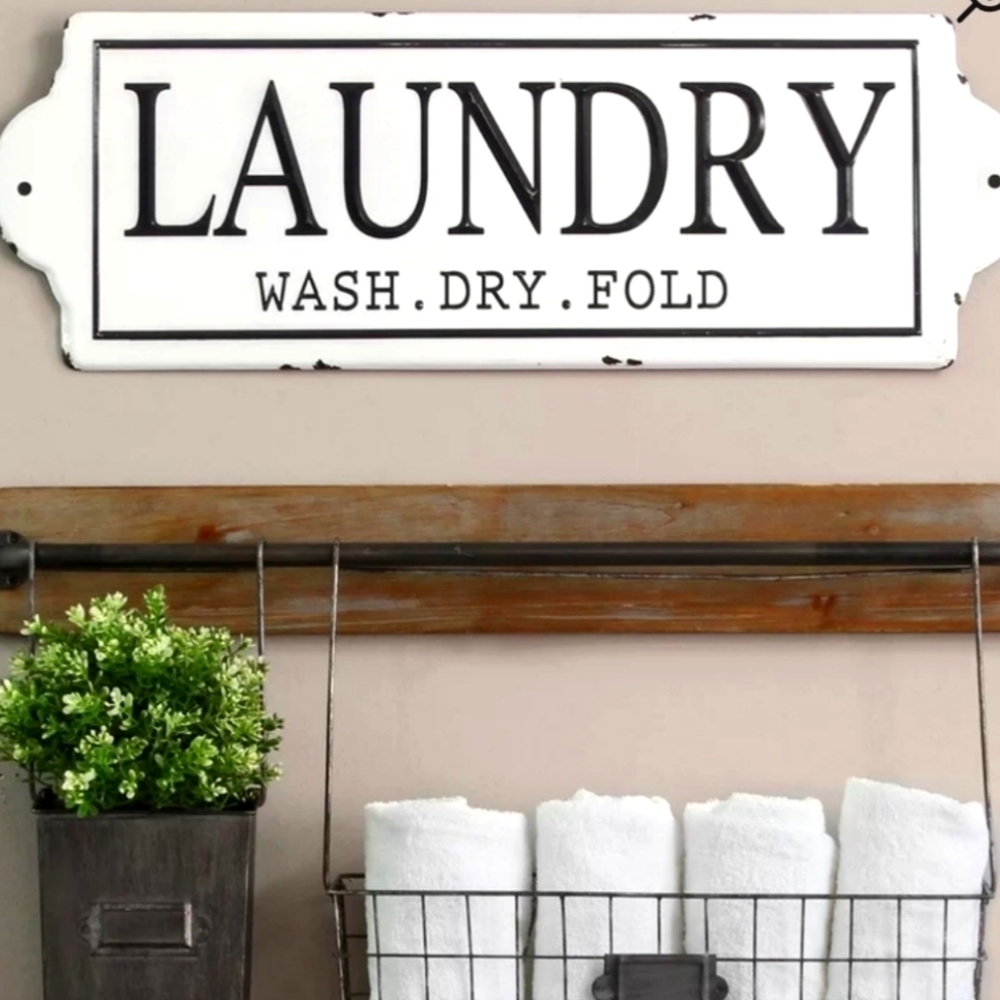 ♥️ NWT LAUNDRY ROOM SIGN